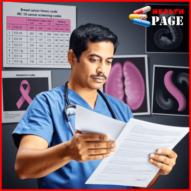 breast cancer screening icd 10