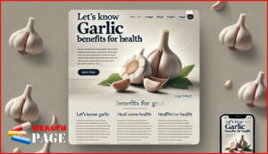 Garlic benefits for health