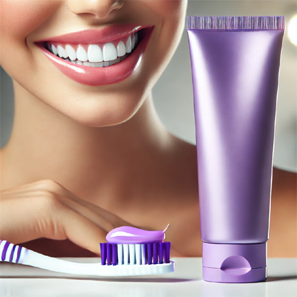 purple toothpaste