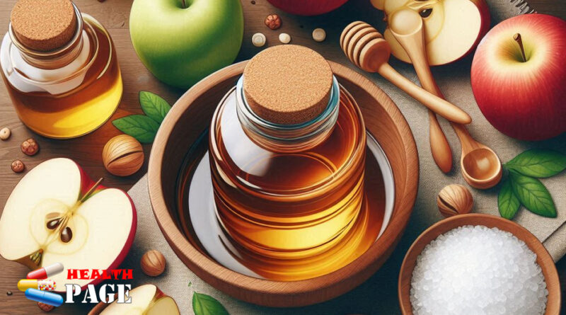 Apple cider vinegar on an empty stomach