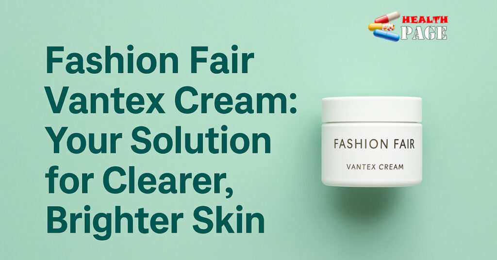 fashion fair vantex cream