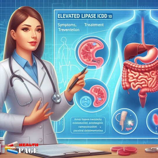 elevated lipase icd 10
