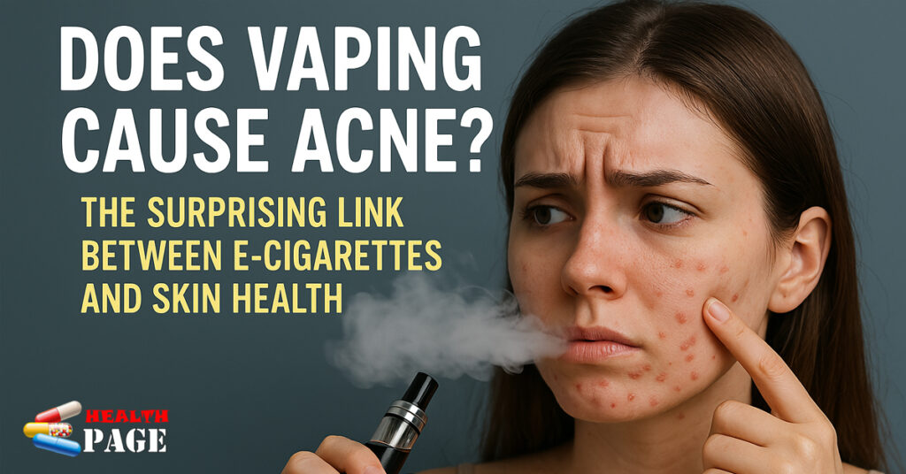 Does vaping cause acne