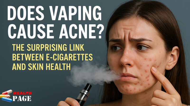 Does vaping cause acne