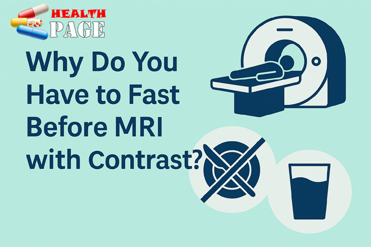 why do you have to fast before MRI with contrast