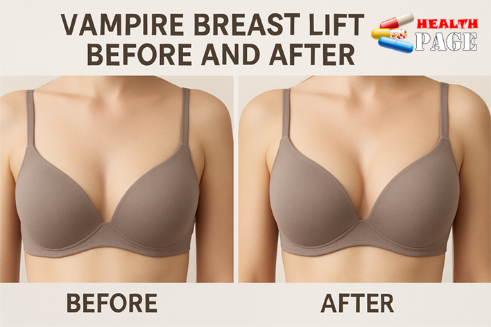 vampire breast lift before and after