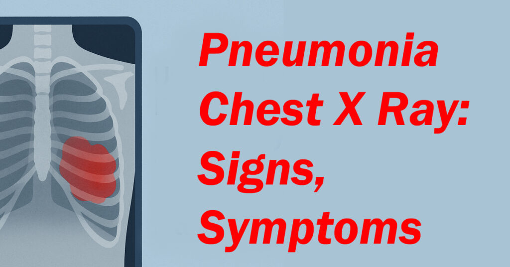 pneumonia chest x ray