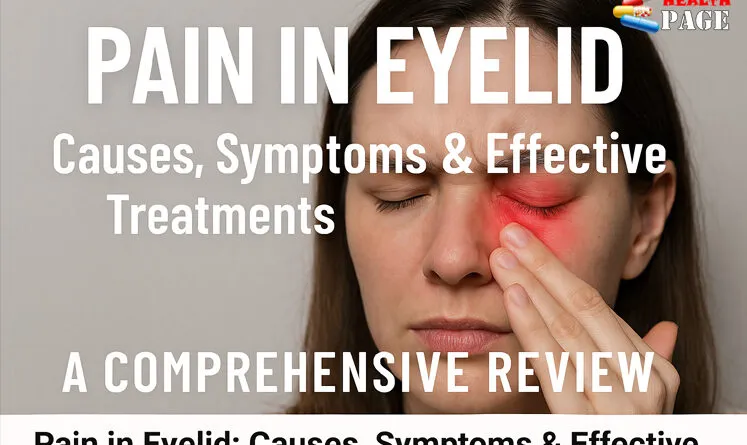 Pain in eyelid