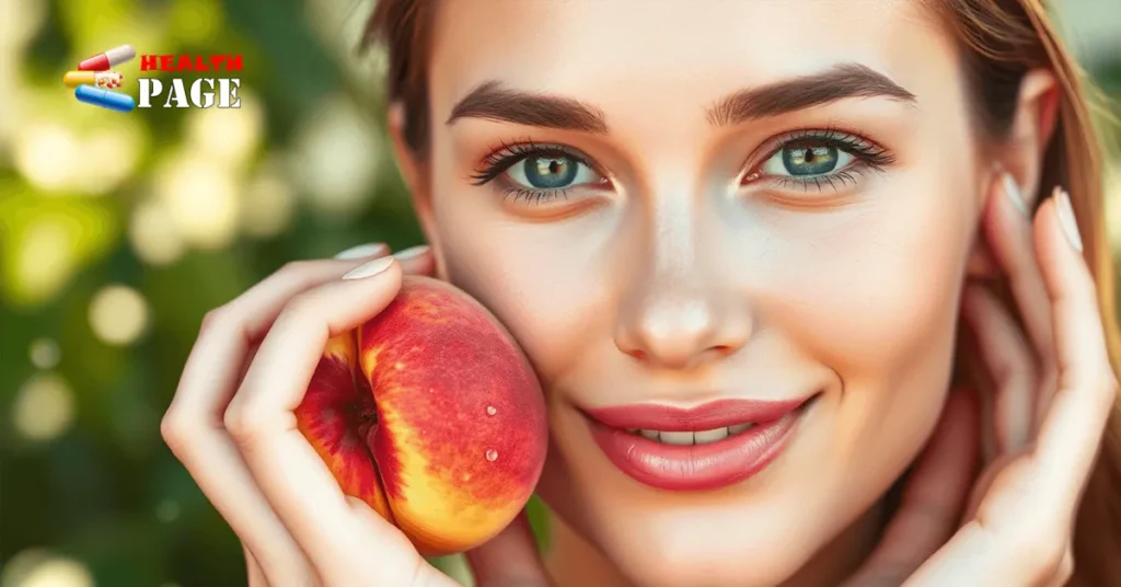 Peach water