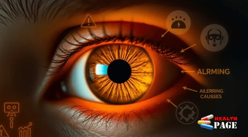 Yellow sclera