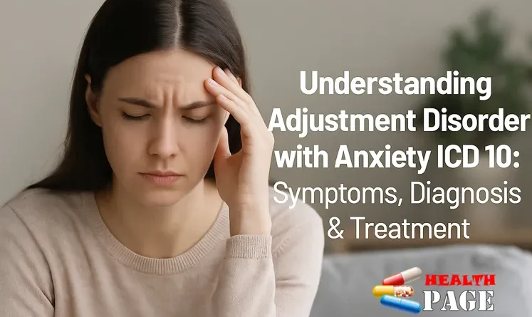 adjustment disorder with anxiety icd 10​