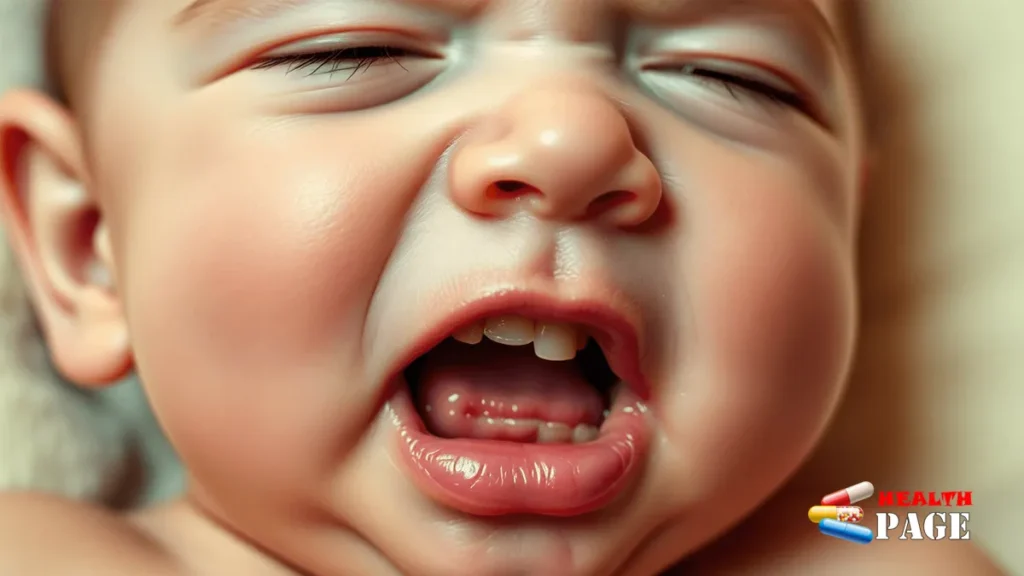 A pediatrician gently examining a baby's gums during a wellness visit, highlighting safe infant teething comfort protocols.