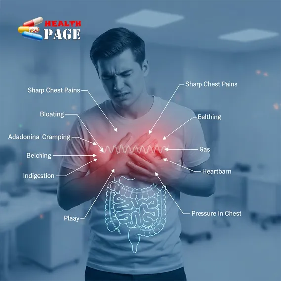can gas cause chest pain