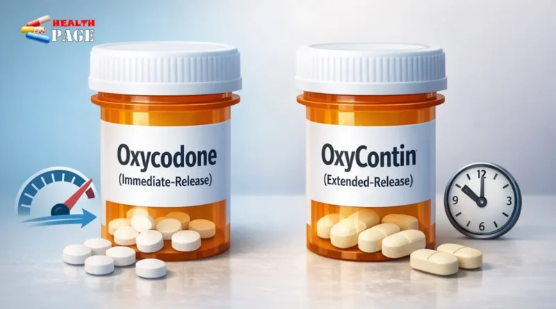 oxycontin vs oxycodone