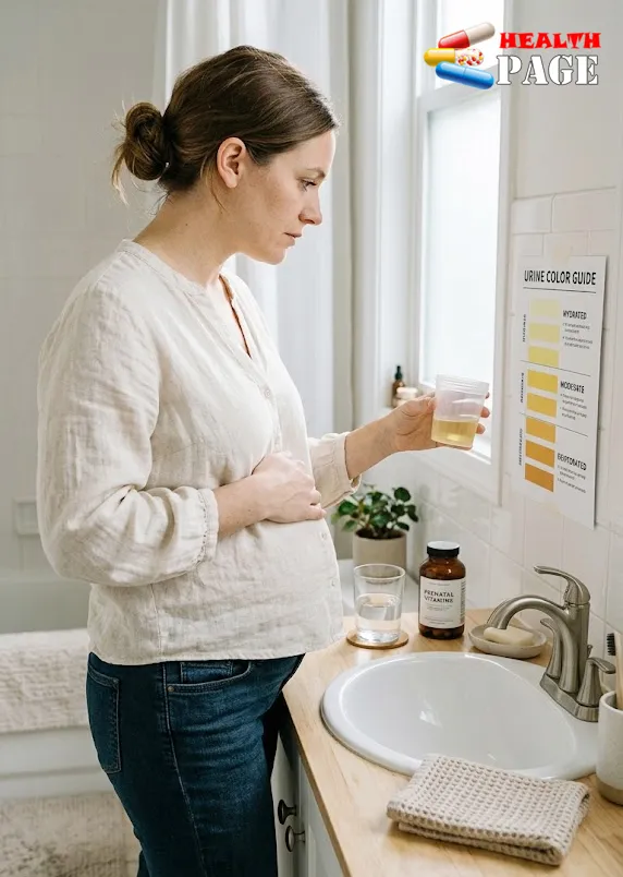 early pregnancy urine color