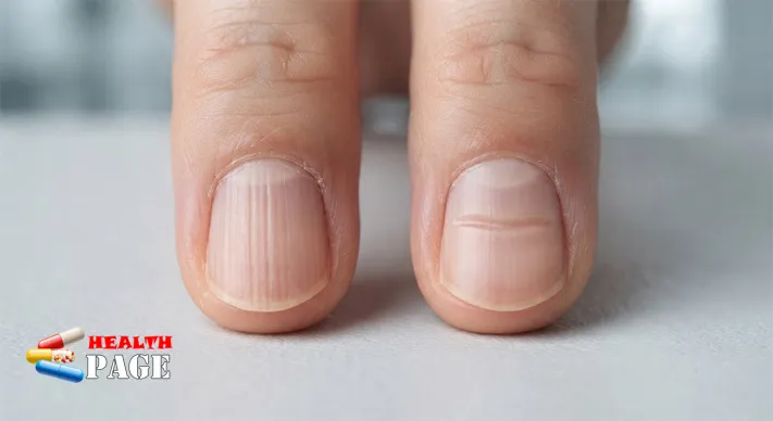 Comparison of vertical nail ridges and a horizontal nail groove